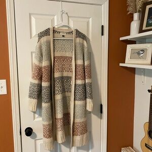 Universal Thread Multicolor Patterned Cardigan